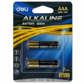 Battery Deli Alkaline LR03 1.5V AAA, 2 pcs