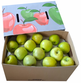 Green apple, 18 kg.