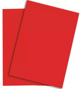 Colored paper Deli 7393, A4, 100p. 70 gr. red
