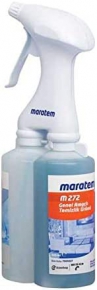 Furniture and glass surface cleaner Maratem M272, 325 ml. + 2 replacement bottles with solution