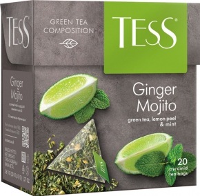 Green tea Tess Ginger Mohito, 20 pieces