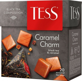 Single tea Tess Caramel Charm caramel, 20 pieces