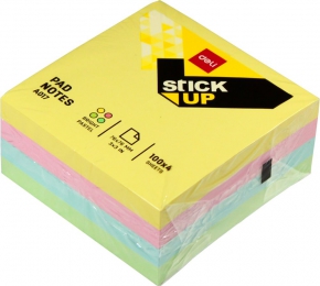 Sticky memo sheets STICK UP 76x76 mm., 400 p.