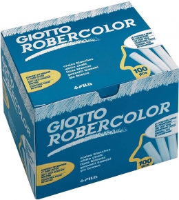 Chalk Giotto Robercolor, white, 100pcs.