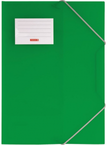 A4 folder with rubber clips Brunnen, dark green