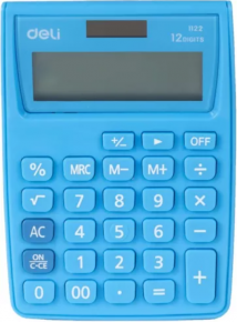 Calculator 12 rows, Deli 1122