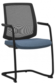 Conference chair with mesh backrest Victory VI 1431