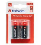 ბატარეა Verbatim Alkaline 1.5V C-LR14