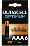 ბატარეა Duracell Optimum Extra power AAA MX2400, 6ც.