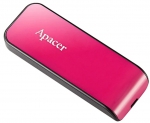 USB მეხსიერების ბარათი Apacer AH334, 64GB, ვარდისფერი