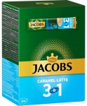 ხსნადი ყავა Jacobs Caramel Latte, 24 ცალი, 12.3 გრ. შეფუთვა
