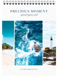 რვეული A5 Precious Moment, 40 ფურცლიანი, ზედა ზამბარით