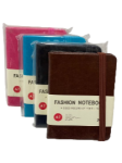 ბლოკნოტი A7 Fashion Notebook, გვერდითა რეზინით, უჯრიანი, ფერადი