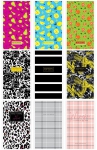 ბლოკნოტი A6 Pattern Mix, 24ფ. უჯრიანი
