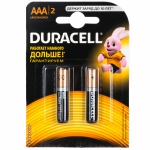 ბატარეა Duracell LR03/MN2400 AAA 2 ც.