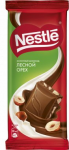 რძიანი შოკოლადი Nestle, ტყის თხილით, 82გრ.