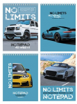 რვეული A5 No Limits, 40 ფურცლიანი, ზედა ზამბარით