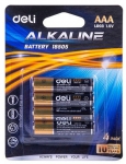 ბატარეა Deli Alkaline LR03 1.5V AAA, 4 ცალი