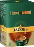ხსნადი ყავა Jacobs Caramel, 24 ცალი, 15 გრ. შეფუთვა