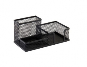 Metal organizer with 3 sections