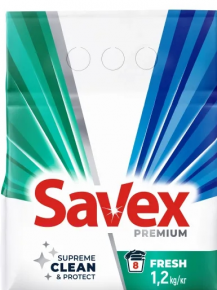 ქსოვილის სარეცხი ფხვნილი Savex Fresh Automat, 1.2 კგ.