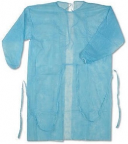 Disposable bathrobe XXL, blue