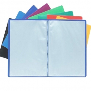 Plastic folder with 20 files Display Book A4, color