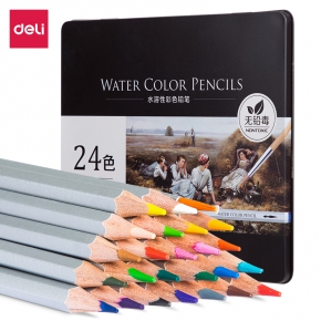 Water color pencil Deli 6521, 24 colors