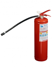 Air foam fire extinguisher, 4 kg. with wall bracket