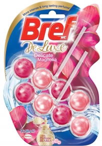 Bref Deluxe magnolia solid flavoring for hanging in the toilet, 100 gr.