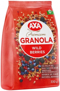 Muesli Granola with Wild Berries, 330g.