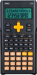 Scientific Calculator Deli 1720, 12 digits, Black