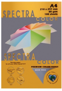 ფერადი ქაღალდი Spectra Color A4 100ფ. სტაფილოსფერი