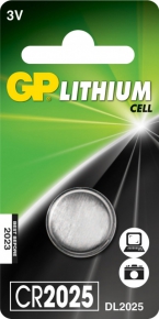 Battery GP Lithium CR2025-7C1 3V