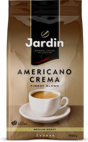 ყავის მარცვალი JARDIN Americano Crema, 1 კგ.