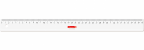 Transparent ruler Brunnen 40 cm. 104977040