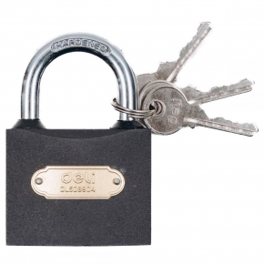 Iron Padlock Deli DL508904, 63mm.