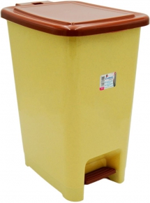Plastic trash can with Zambak pedal, 25 l.