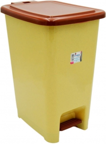 Plastic trash can Zambak, with foot pedal, 40L.