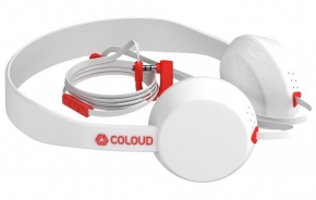 Headphones Coloud KNOCK, White/Red