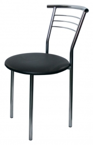 Kitchen chair Marko xp, chrome, black