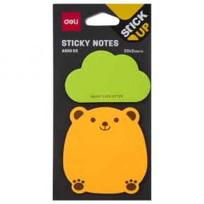 Sticky memo sheets Deli 76X76 mm. 40 f.