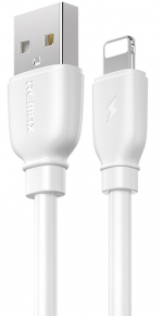 Data Cable For iphone, Remax RC-138i Suji Pro 2.4A, White