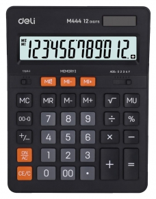 Calculator 12 rows, Deli M444