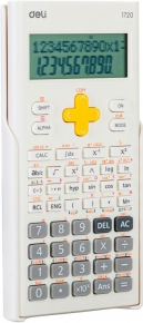 Scientific Calculator Deli 1720, 12 digits, White