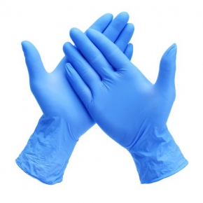 ნიტრილის უტალკო ხელთათმანი Medic Glove, 100 ცალი, ზომა L, ლურჯი