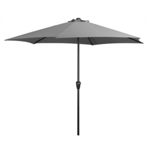 Outdoor Umbrella with Stand TC-004G, 2,7m. Gray
