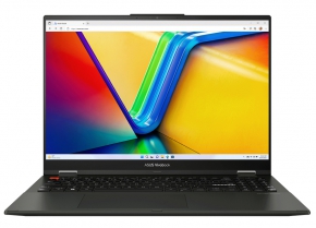 Laptop Asus Vivobook S16 Flip OLED (TP3604VA-MY043W), Midnight Black