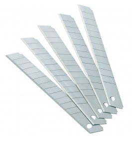 Cutter blades, 80 x 10 mm., 10 pieces