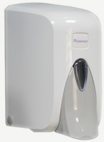 Liquid soap and disinfectant solution dispenser Vialli S5, 500 ml. white